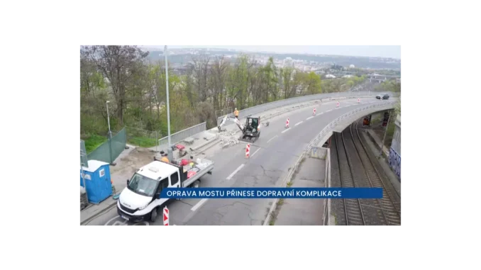 Oprava mostu Pod Krejcárkem: Dopravní změny v Praze