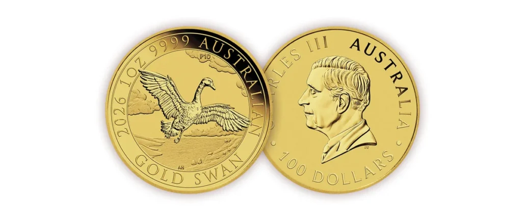 Objevte jubilejní minci Australian Swan v Česku