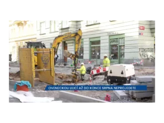 Dopravní uzavírka na Ovenecké do srpna 2026