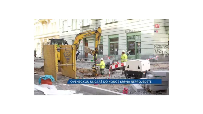 Dopravní uzavírka na Ovenecké do srpna 2026