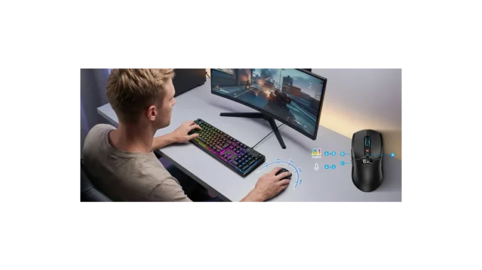 Herní myš Scorpion M8300 s bezdrátovým připojením