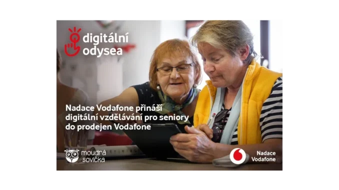 Digitální odysea od Nadace Vodafone pro všechny seniory
