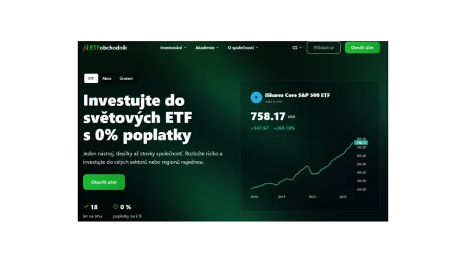 Investujte jednoduše s ETFobchodník a bez poplatků