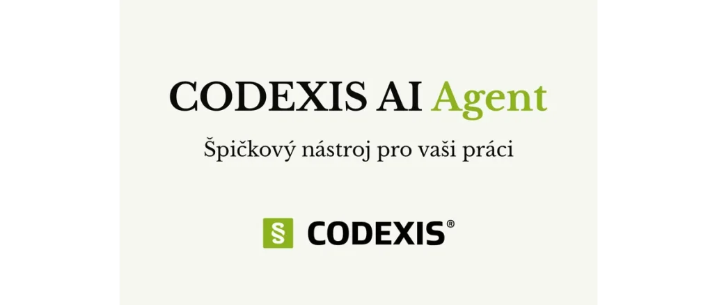 Nový CODEXIS AI Agent pro právníky od ATLAS GROUP