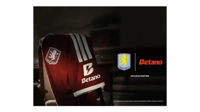 Betano a Aston Villa prodloužili spolupráci na 3 roky
