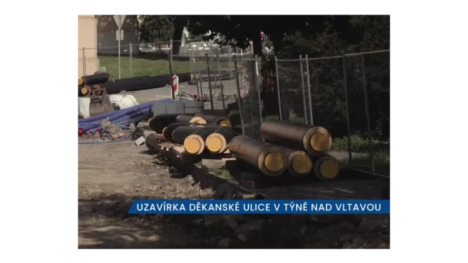 Uzavírka Děkanské ulice v Týně a okolí