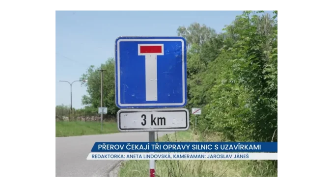 Přerov: Opravy silnic a uzavírky pro řidiče