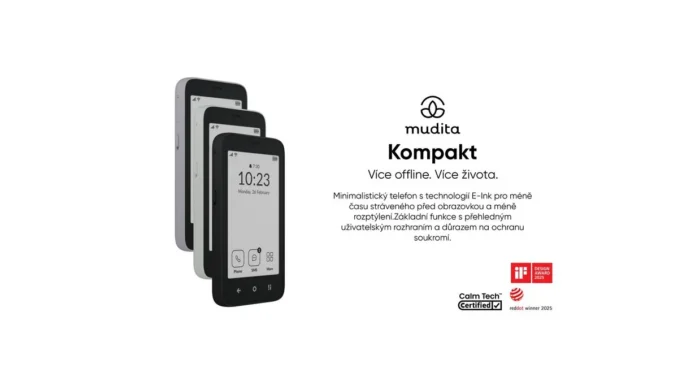 Mudita: Nový E-Ink telefon s důrazem na soukromí