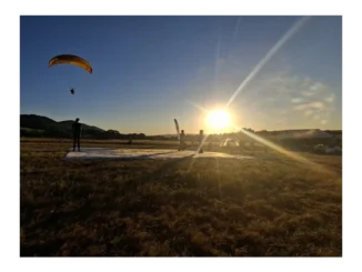 Petr Garbier vládne paraglidingu v ČR na Velkém Javorníku