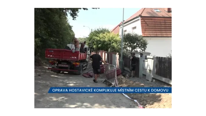 Problémy s přístupem kvůli Hostavické opravě