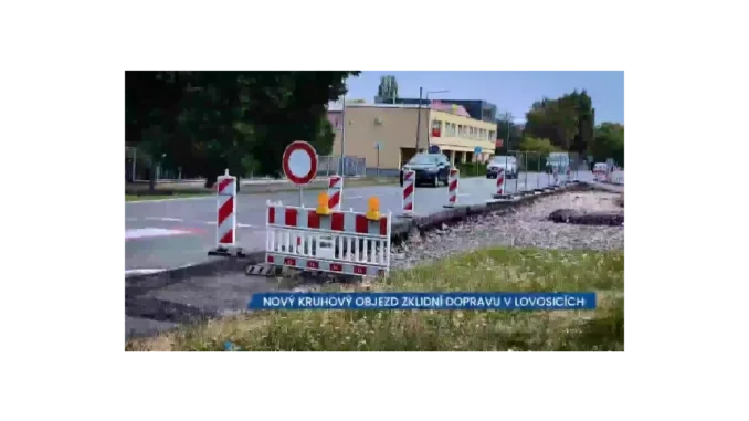Lovosice spouští výstavbu nového kruhového objezdu