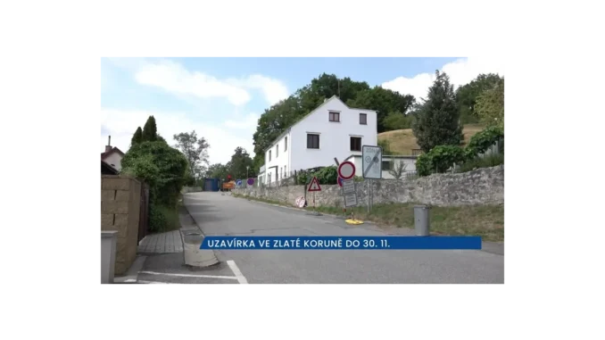 Zlatá Koruna: Uzavírka silnice a výzvy pro řidiče