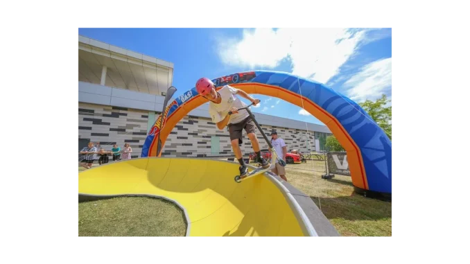 Pumptrack akce v Metropole Zličín — rozlučka s prázdninami