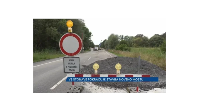 Stavba mostu ve Stonavě uzavřela důležitou silnici