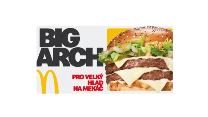 Vyzkoušejte Big Arch – nový burger od McDonald's