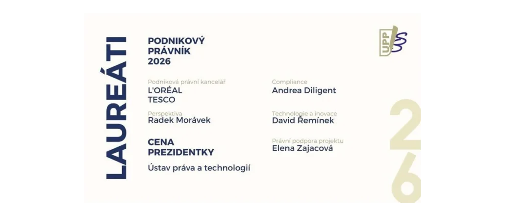 Vyhlášení Podnikového právníka 2026 v Praze